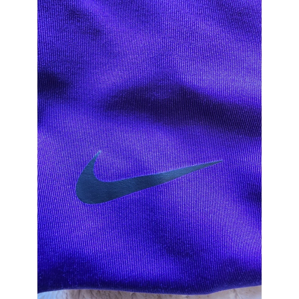 Nike Pro Dri-Fit Purple Quarter Zip Fitted Pullover Womens Small Slim Fit - Picture 3 of 5